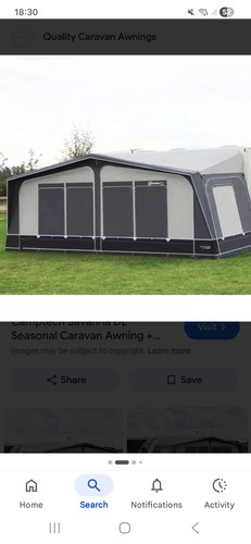 Seasonal caravan awning - seasonal,
