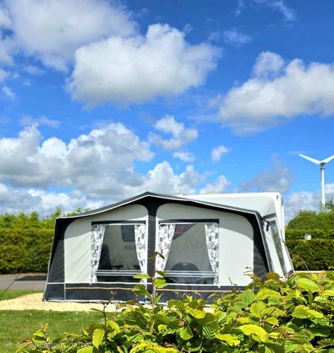 Dorema caravan awning with - awning,